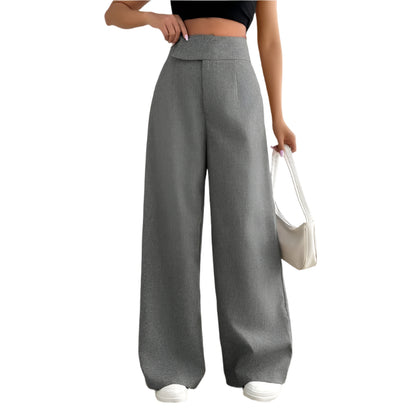 Women's High-Waist Wide-Leg Pants