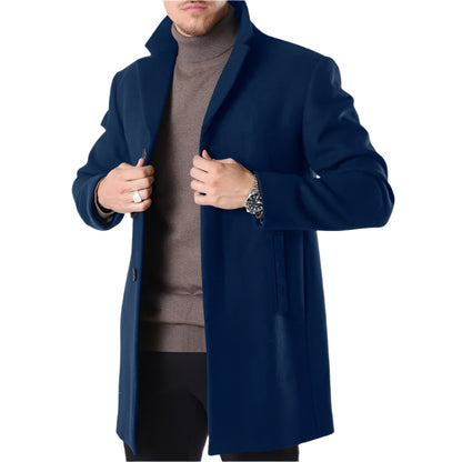 Slim Fit Trench Coat Classic Design