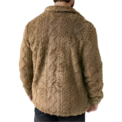 Men’s Casual Faux Fur Jacket