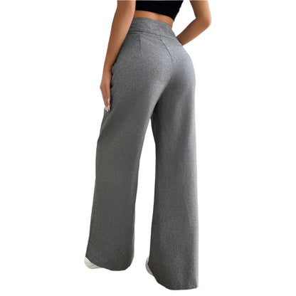 Women's High-Waist Wide-Leg Pants