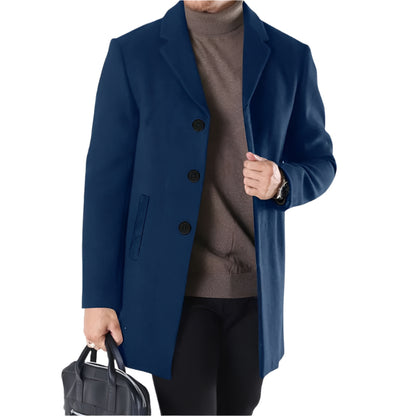 Slim Fit Trench Coat Classic Design