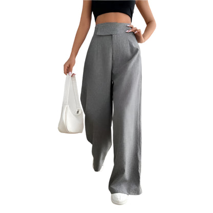 Women's High-Waist Wide-Leg Pants