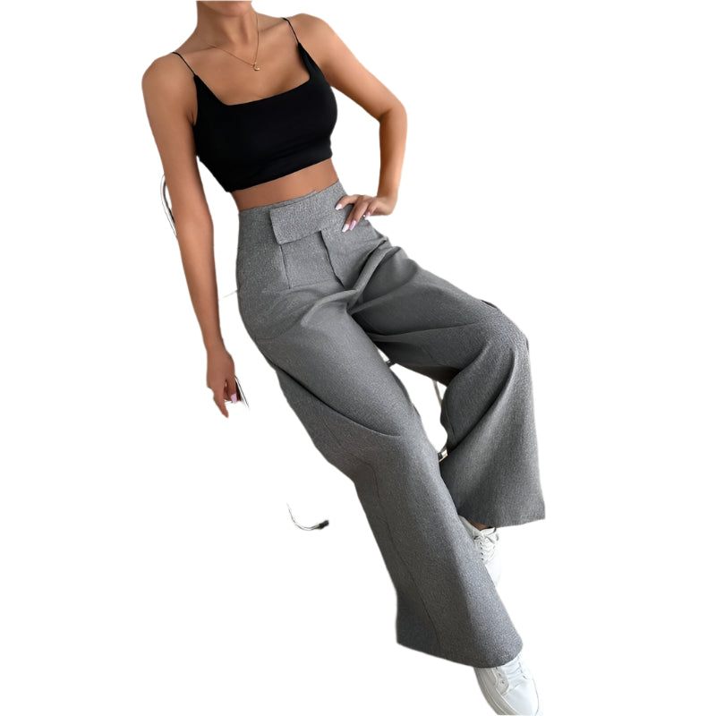 Women's High-Waist Wide-Leg Pants