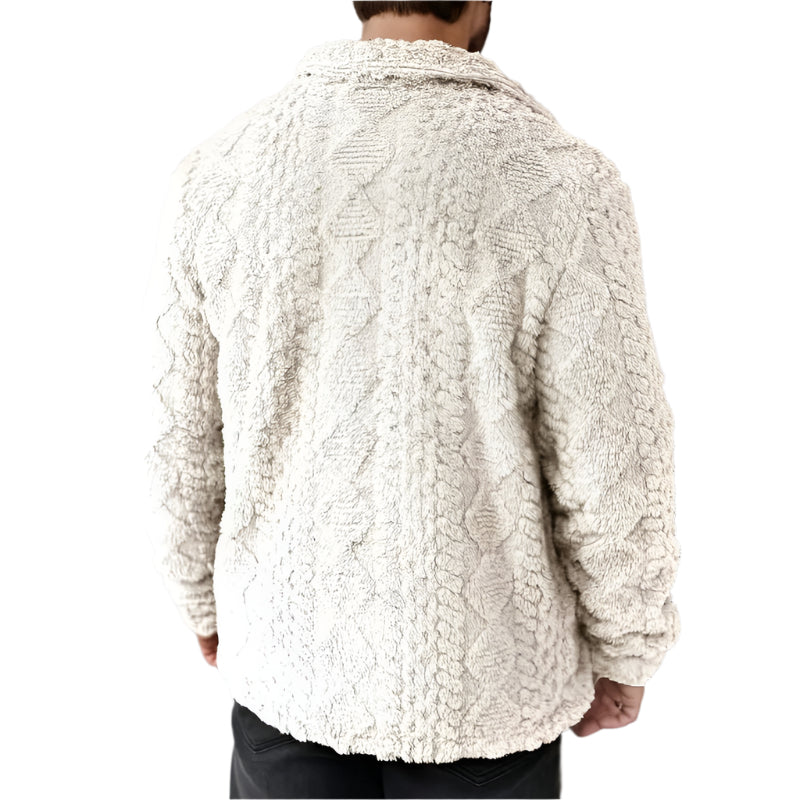 Men’s Casual Faux Fur Jacket