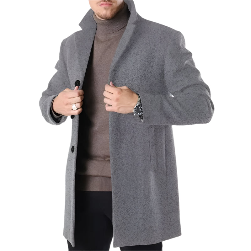 Slim Fit Trench Coat Classic Design