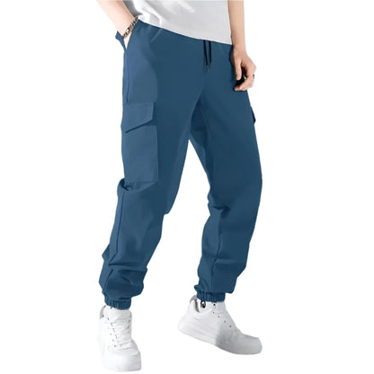 Casual Cargo Pants Multi-Pocket Design