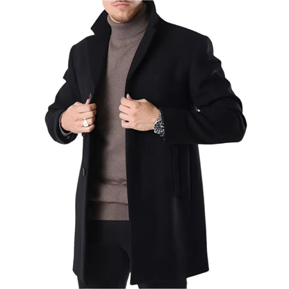 Slim Fit Trench Coat Classic Design